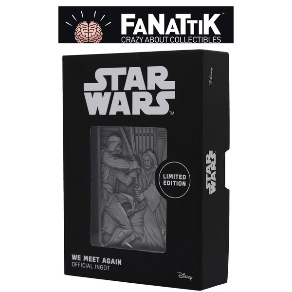 Fanattik Star Wars Limited Edition We Meet Again (Darth Vader and Obi-Wan Kenobi) Ingot
